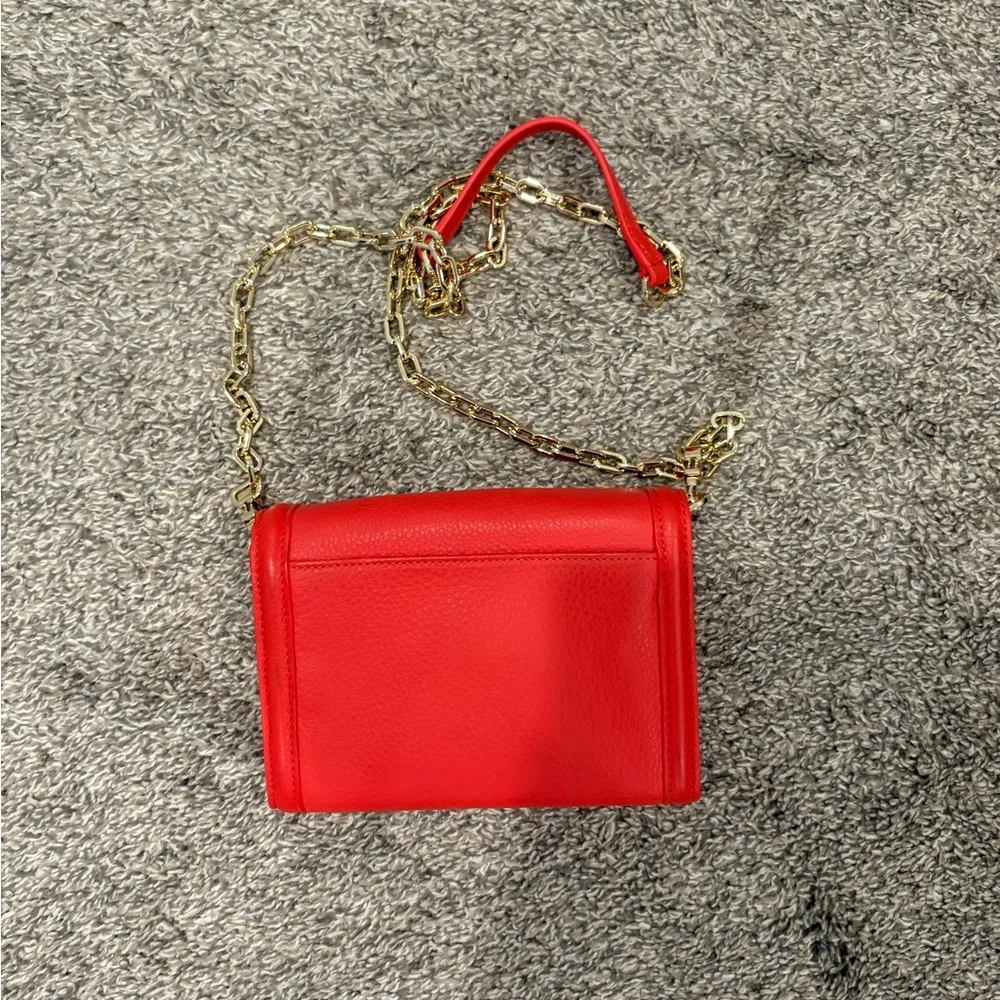 Tory Burch Amanda leather chain clutch crossbody bag - Picture 3 of 4